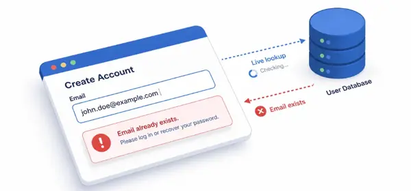 Live Check if CRM Member Exists